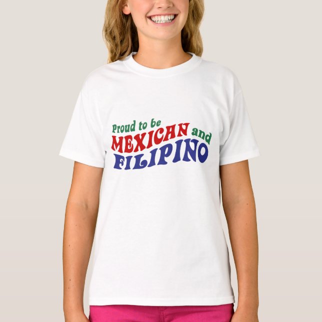 Mexikanska filippino tee shirt (Framsida)