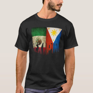 Mexikanska, filippinska, amerikanska kulturarvet t shirt