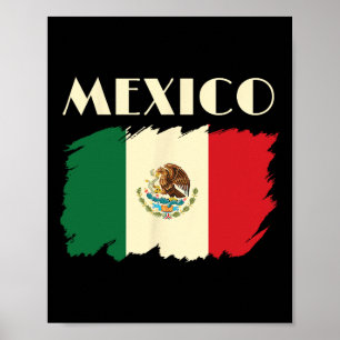 Mexikanska Flagga Cinco De Mayo Viva Mexican Spo Poster
