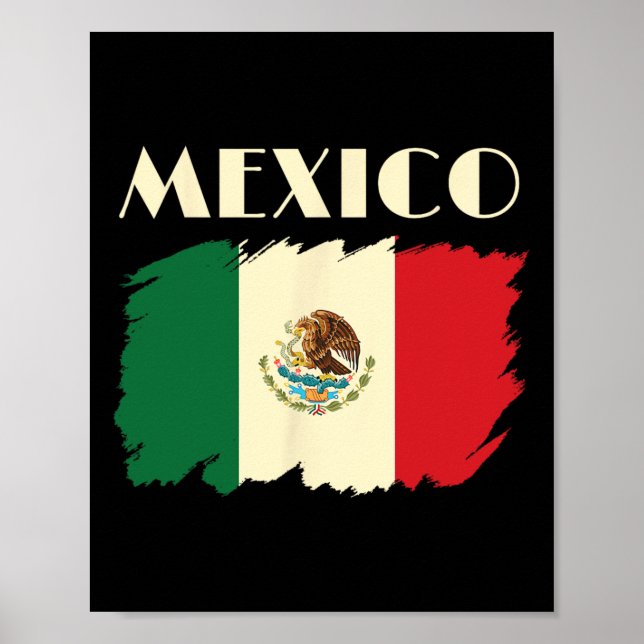 Mexikanska Flagga Cinco De Mayo Viva Mexican Spo Poster (Framsidan)