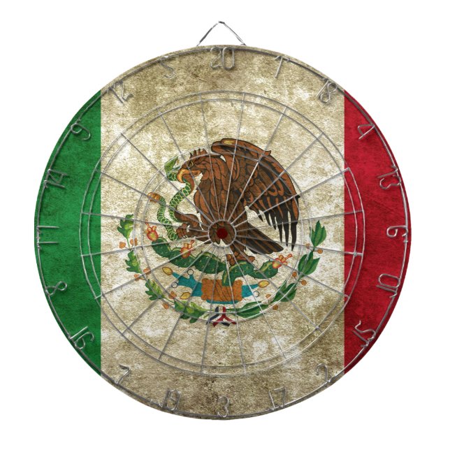 Mexikanska Flagga Darttavla (Framsidan)