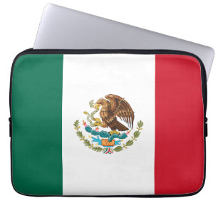 Mexikanska Flagga - Flagga Mexiko Laptop Fodral