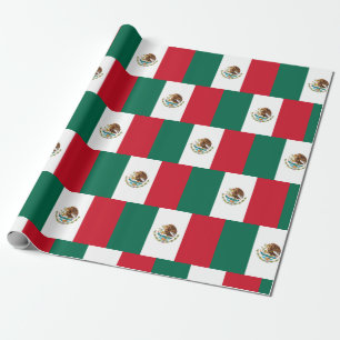 Mexikanska Flagga - Flagga Mexiko Wrapping Papper Presentpapper