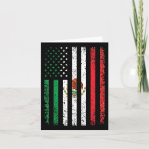 Mexikanska Flagga Gift 4:e juli USA Mexikanska gol Kort
