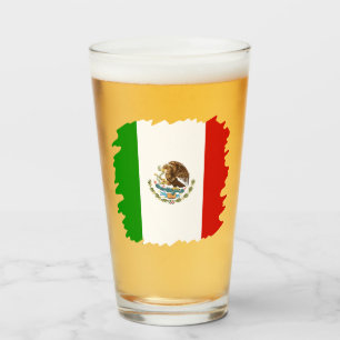 Mexikanska Flagga Glaskopp