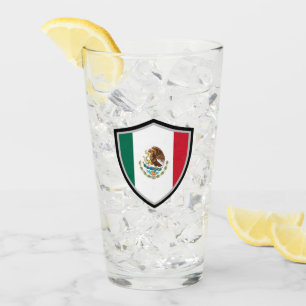 Mexikanska flagga glaskopp