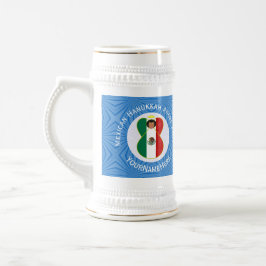 Mexikanska Flagga Hanukkah Angel År Namn Beer Stei Sejdel