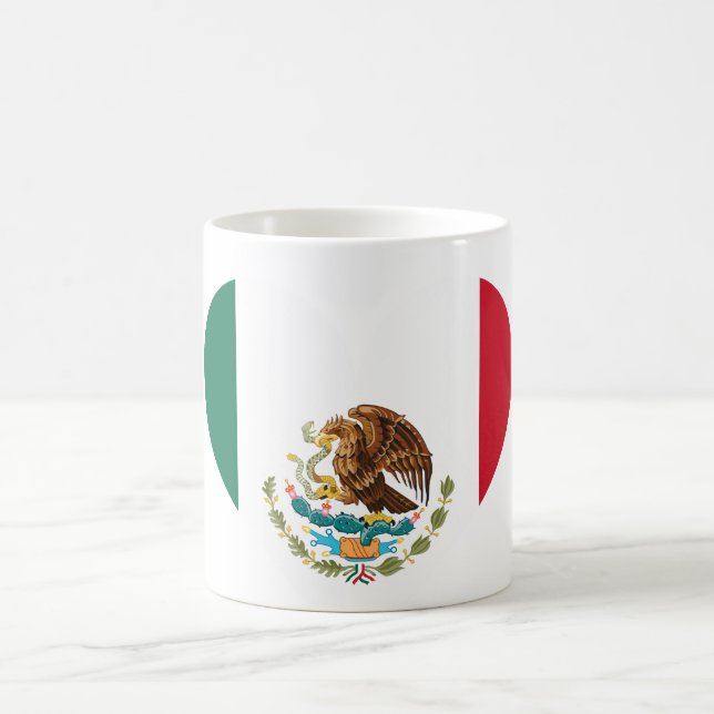Mexikanska flagga kaffemugg (Center)