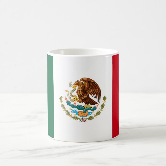 Mexikanska Flagga Kaffemugg (Center)