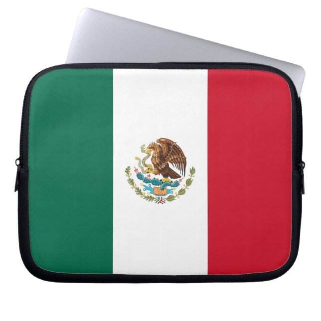 Mexikanska Flagga Laptop sleeve (Framsidan)