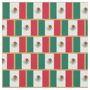 Mexikanska Flagga & Mexico mode Fabric/sport Tyg