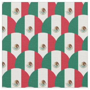 Mexikanska Flagga & Mexico Trendig Fabric /mode Tyg