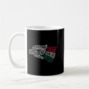 Mexikanska Flagga mexikanska Eagle Aztec Stil Hech Kaffemugg