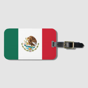 Mexikanska Flagga - Mexikanska Flagga Bagagebricka