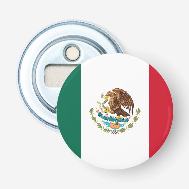 Mexikanska Flagga - Mexikanska Flagga Flasköppnare (Framsidan)