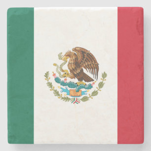 Mexikanska Flagga - Mexikanska Flagga Stenunderlägg