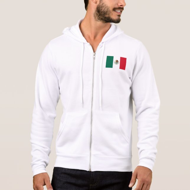 Mexikanska Flagga - Mexikanska Flagga T Shirt (Framsida)