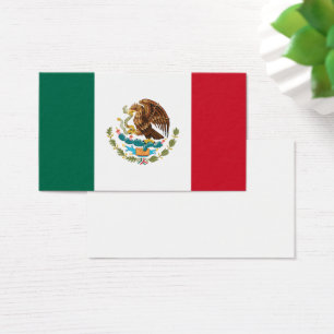 Mexikanska Flagga - Mexikanska Flagga Visitkort