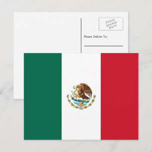 Mexikanska Flagga, Mexikanska Flagga Vykort