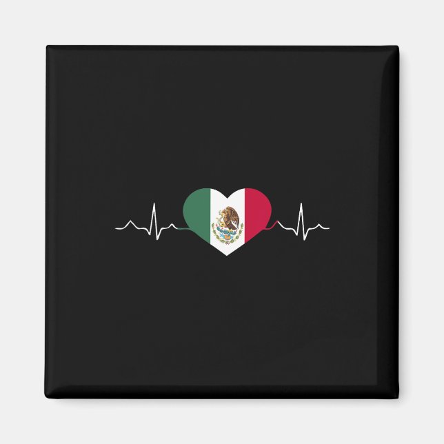 Mexikanska Flagga Mexikanska Independence day Prou Magnet (Framsidan)