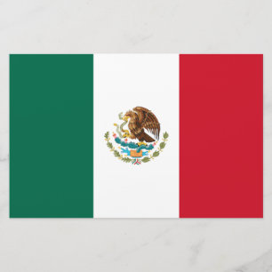Mexikanska Flagga (Mexiko) Brevpapper