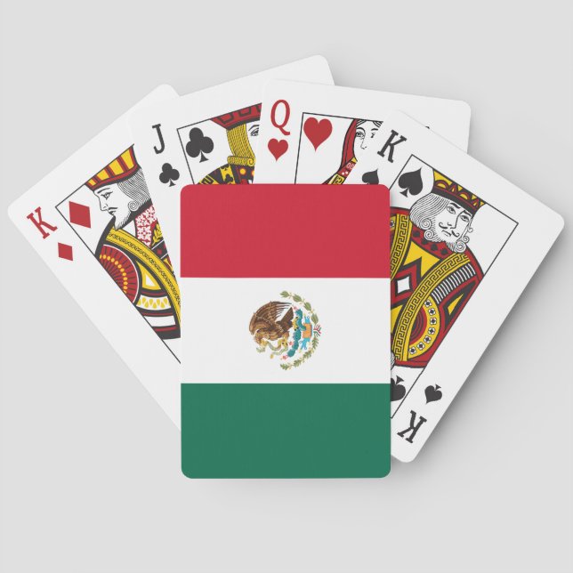 Mexikanska Flagga (Mexiko) Casinokort (Baksidan)