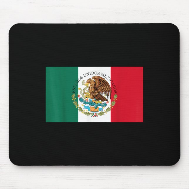 Mexikanska Flagga Mexiko Flagga Musmatta (Framsidan)