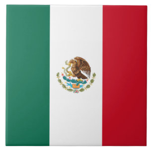 Mexikanska Flagga (Mexiko) Kakelplatta