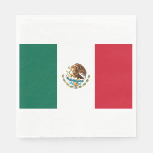 Mexikanska Flagga (Mexiko) Pappersservett