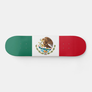 Mexikanska Flagga Mini Skateboard Bräda 18,5 Cm
