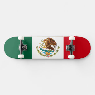 Mexikanska Flagga Mini Skateboard Bräda 18,5 Cm