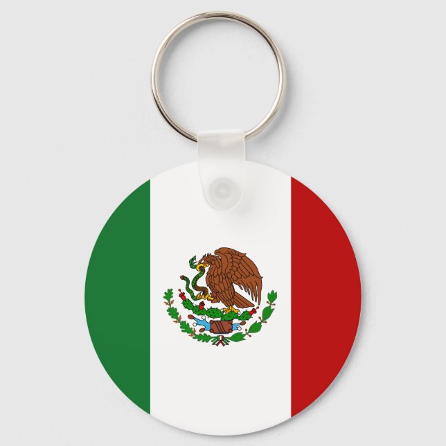 Mexikanska Flagga Nyckelring (Framsida)