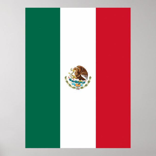 Mexikanska Flagga Poster (Framsidan)