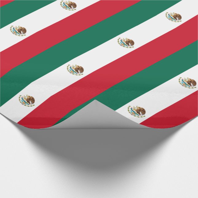 Mexikanska Flagga Presentpapper (Hörn)