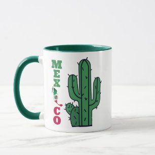 Mexikanska Flagga - Röda vita Grönten Kaffe Kopp