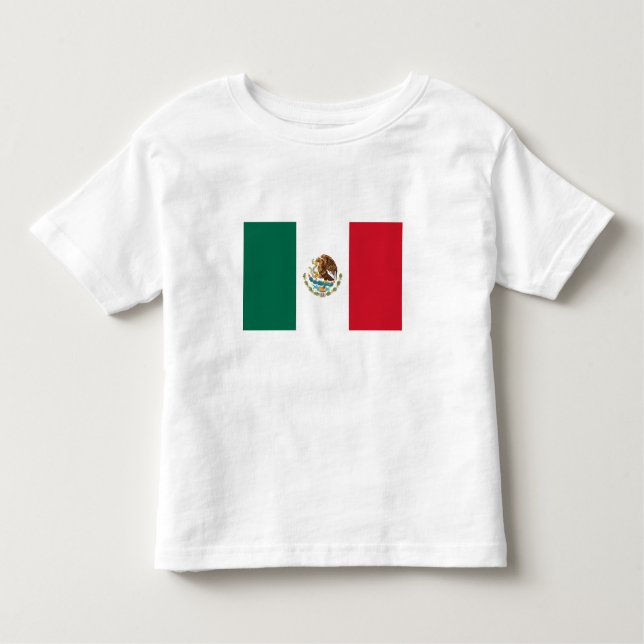 Mexikanska Flagga T Shirt (Framsida)