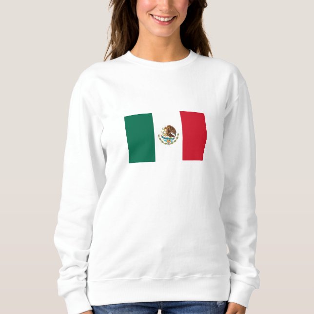 Mexikanska Flagga T Shirt (Framsida)