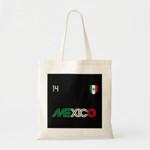 Mexikanska Flagga Viva Mexico Retro Football Ocer Tygkasse
