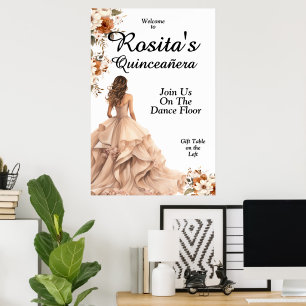 Mexikanska flickor 15:e födelsedagskvällen poster