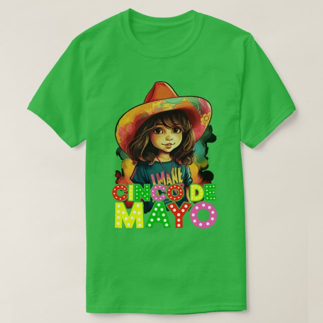 Mexikanska flickor 6 t shirt (Design framsida)