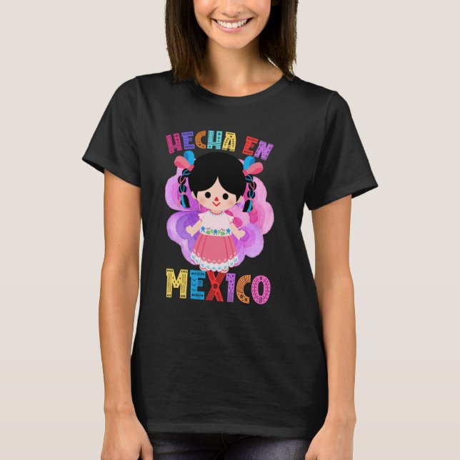 Mexikanska flickor Mexiko Muñeca Lelé, mexikanska  T Shirt (Framsida)