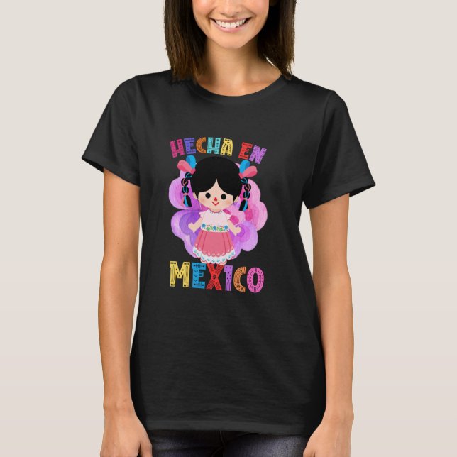 Mexikanska flickor Mexiko Muñeca Lelé, mexikanska  T Shirt (Framsida)