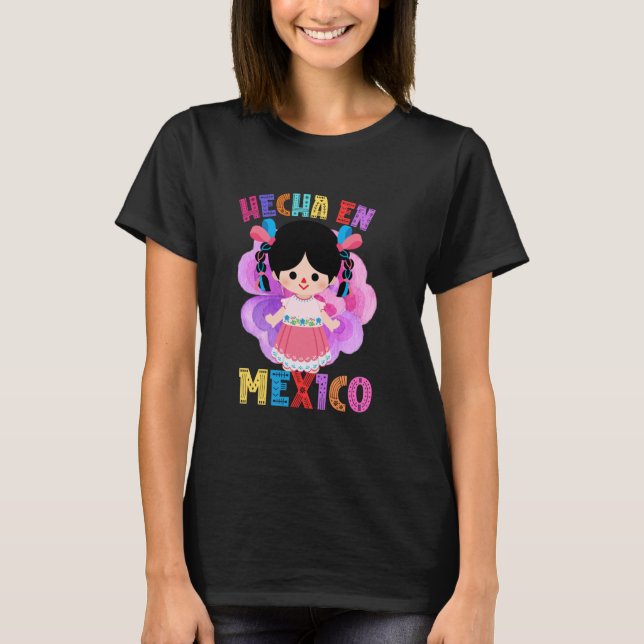 Mexikanska flickor Mexiko Muñeca Lelé, mexikanska  T Shirt (Framsida)