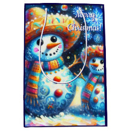 Mexikanska folkkonst Snögubbar Snögubbe Snö