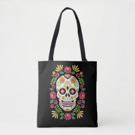 Mexikanska folkSugar Skull och Ro Tygkasse