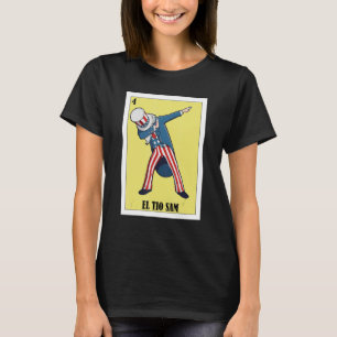 Mexikanska för 4 juli El Tio Sam T Shirt