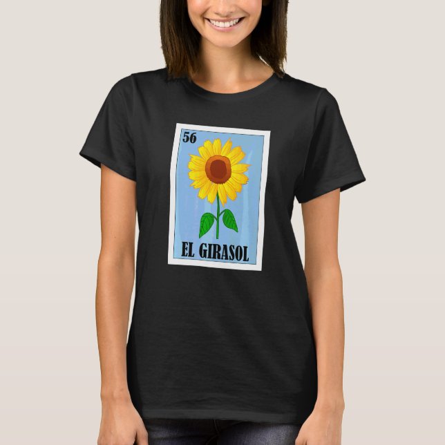 Mexikanska för blomsterhandlare  El Girasol T Shirt (Framsida)