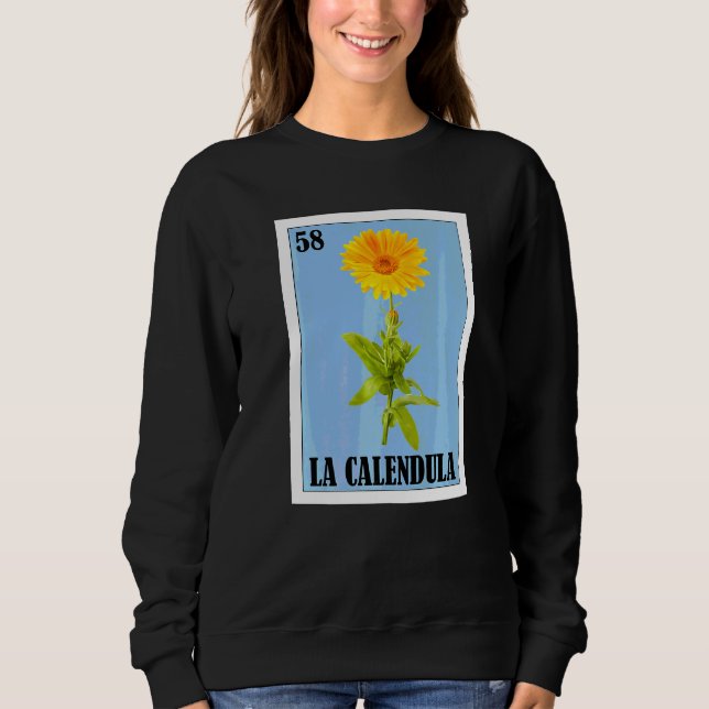 Mexikanska för blomsterhandlare  La Calendula T Shirt (Framsida)