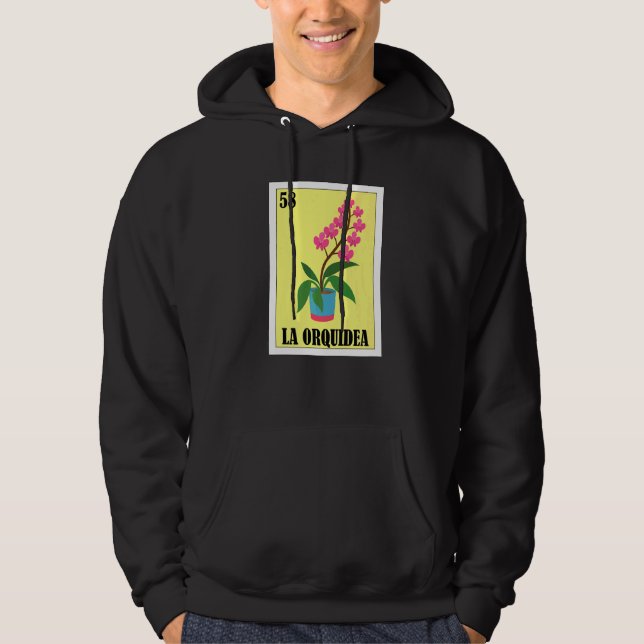 Mexikanska för blomsterhandlare  La Orquidea Hoodie (Framsida)