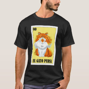 Mexikanska för Cat Owners El Gato Persa T Shirt